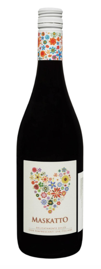 Вино Maskatto MPF солодке червоне 6% 0.75 л